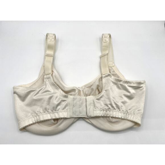 Wacoal Bodysuede Ultra Full Figure Seamless Underwire Bra Cream 85185 34DD - Picture 6 of 13